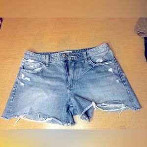 Denim shorts